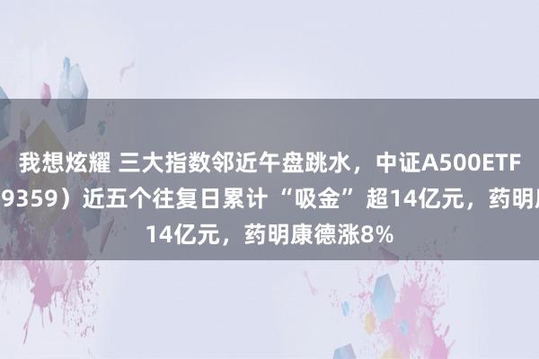 我想炫耀 三大指数邻近午盘跳水，中证A500ETF华安（159359）近五个往复日累计 “吸金” 超14亿元，药明康德涨8%