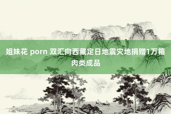姐妹花 porn 双汇向西藏定日地震灾地捐赠1万箱肉类成品