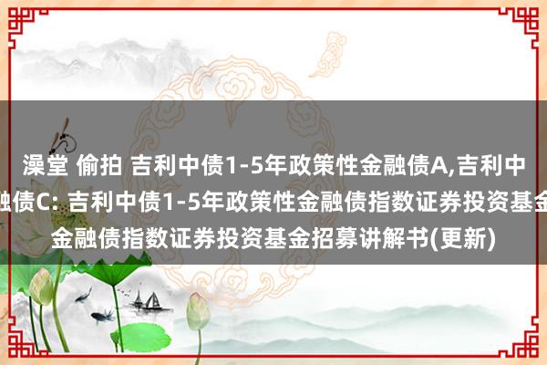 澡堂 偷拍 吉利中债1-5年政策性金融债A,吉利中债1-5年政策性金融债C: 吉利中债1-5年政策性金融债指数证券投资基金招募讲解书(更新)
