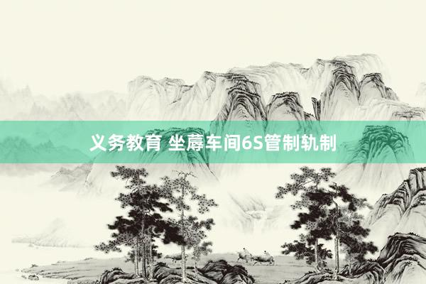 义务教育 坐蓐车间6S管制轨制
