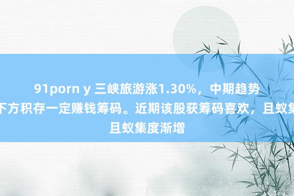 91porn y 三峡旅游涨1.30%，中期趋势方面，下方积存一定赚钱筹码。近期该股获筹码喜欢，且蚁集度渐增